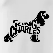 Kavalier king Charles španiel nápis v tele