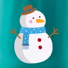 Snehuliak so šálom Snehuliak so šálom