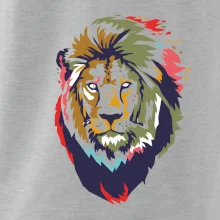 Hlava leva kreslená jednoduchá