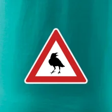 Dopravná značka - Pozor havran