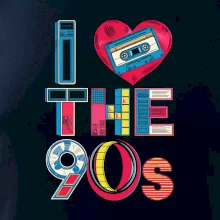 Aj love 90s - srdce a kazeta