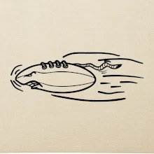 Americký futbal letiaca lopta