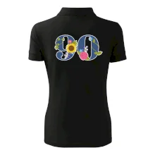 Kvetinové číslo kreslené - 90