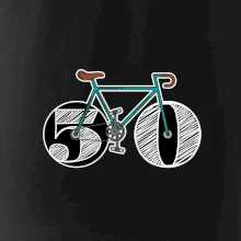 Narodeniny 50 rokov na bicykli