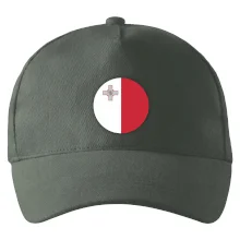 Vlajka Malta okrúhla veľká