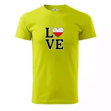 Love Poľská vlajka Love Poľská vlajka