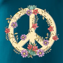 Peace symbol pieskový