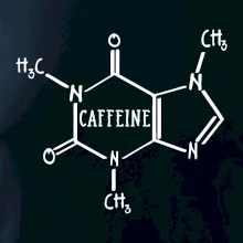 Caffeine molekuly Caffeine molekuly