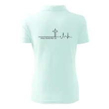 Jesus Saved My Life kríž ekg