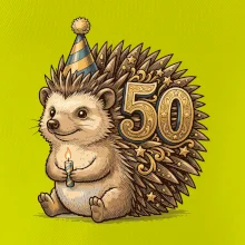 Ježeček s padesátkou