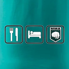 Eat sleep MMA v řádku