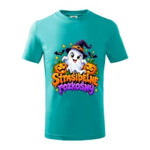 Strašidelne rozkošný duch s tekvicami