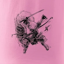 Skica ninja veverička