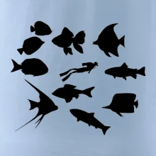 Potápač ryby štvorec