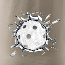 Florbal lopta v triku