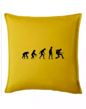 Evolúcia gitarista - kľačiaci