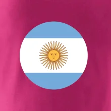 Argentína vlajka guľatá