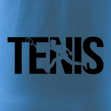 Tenis nápis silueta