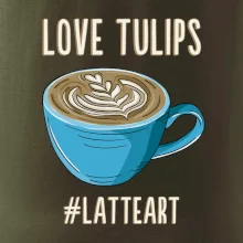 Love tulips - latteart (Radek Pilař ART)