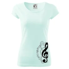 Husľový kľúč a noty