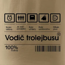 Čiarový kód - Vodič trolejbusu Čiarový kód - Vodič trolejbusu