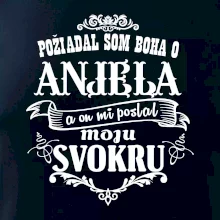 Požiadal som Boha o anjela a on mi poslal moju svokru
