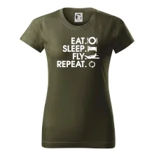 Eat sleep fly repeat