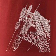 Nákres stožiara vysokého napätia