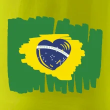 Brazília vlajka srdca