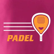 Padel - oranžová raketa