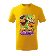 Príšerka na sladkosti - dinosaurus s tekvicou