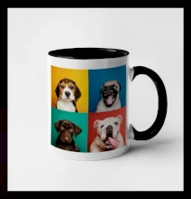 Psi šteňatá koláž