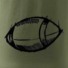 Americký futbal lopta skica Americký futbal lopta skica
