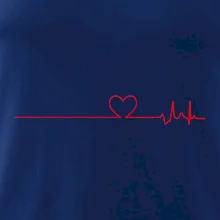 Poker EKG srdce červené