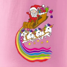 Santa a jednorožce (Pecka design)