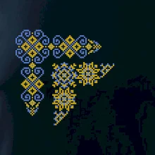 Ukrajina folklór - obrázok v rohu