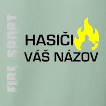 Hasiči - Váš názov - FLUO + Reflexná potlač