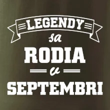 Legendy sa rodia v septembri