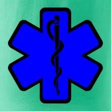 Rescue - Hviezda na prsníku + nápis na chrbte