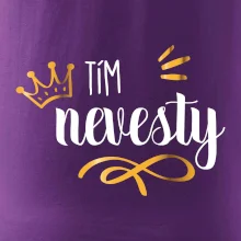 Tím nevesty princezná - zlatá potlač