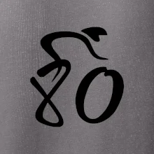 Cyklista oslavuje osemdesiatiny  (80)