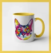 Mačka dúhová hlava