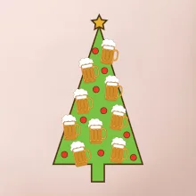 Nepotrebujem nič viac - strom a pivo (Pecka design)