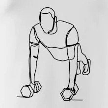 Tréner fitness jedným ťahom Tréner fitness jedným ťahom