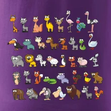 Tričko plné zvieratiek