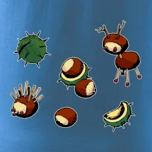 Gaštanové zvieratká - obdĺžnik