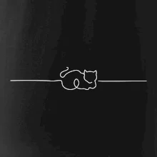 Mačka linka kreslená Mačka linka kreslená