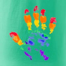 LGBT hand print