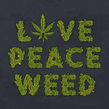 Love peace weed