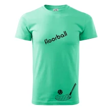 Floorball nápis šikmo